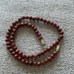 Natural Gold Sandstone Necklace